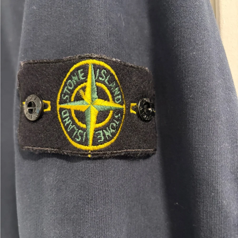 Stone Island Dark Blue Crewneck Sweater 3XL - Picture 2 of 6